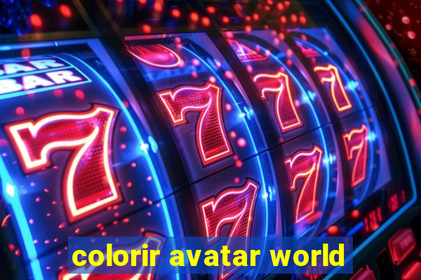 colorir avatar world